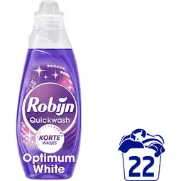 Jumbo Robijn Quickwash Optimum White 22 Wasbeurten aanbieding