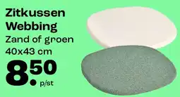 Kwantum Zitkussen Webbing aanbieding
