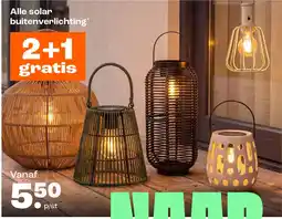 Kwantum Alle solar buitenverlichting aanbieding