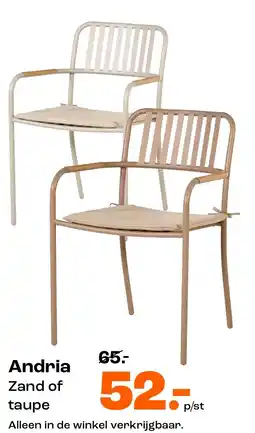 Kwantum Tuinstoelen Andria aanbieding