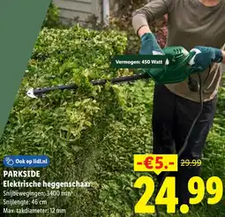Lidl Parkside Elektrische heggenschaar aanbieding