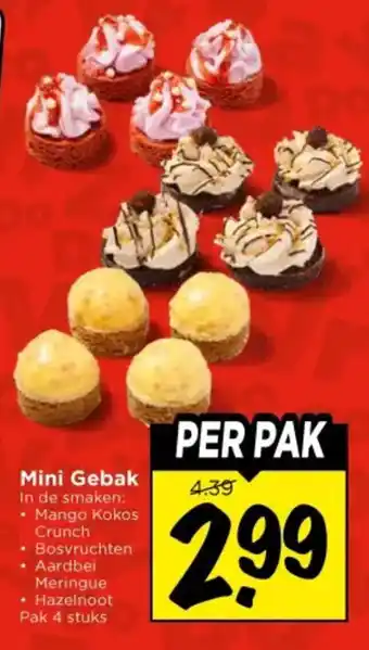 Vomar Voordeelmarkt Mini Gebak aanbieding