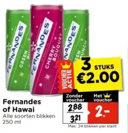 Vomar Voordeelmarkt Fernandes of Hawai aanbieding