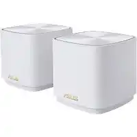 Bol.com ASUS ZenWiFi XD5 - Mesh WiFi - WiFi Versterker - WiFi 6 - Dual-Band - Wit - 2-Pack aanbieding
