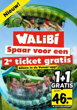 Vomar Voordeelmarkt WALIBI ticket aanbieding