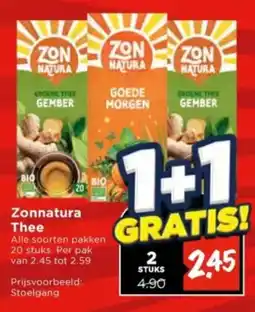 Vomar Voordeelmarkt Zonnatura Thee aanbieding