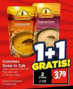 Vomar Voordeelmarkt Conimex Conimex Soep in Zak aanbieding