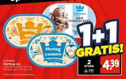 Vomar Voordeelmarkt Hertog IJs aanbieding