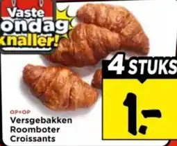 Vomar Voordeelmarkt Versgebakken Roomboter Croissants aanbieding