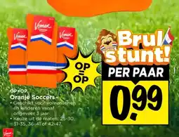 Vomar Voordeelmarkt Oranje Soccers aanbieding