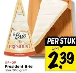Vomar Voordeelmarkt President Brie aanbieding