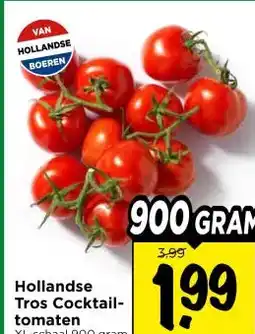 Vomar Voordeelmarkt Hollandse Tros Cocktail- tomaten aanbieding