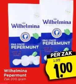 Vomar Voordeelmarkt Wilhelmina Pepermunt aanbieding