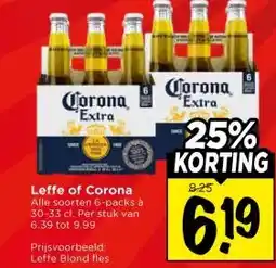 Vomar Voordeelmarkt Leffe of Corona aanbieding
