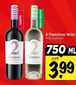 Vomar Voordeelmarkt 2 Familias Wijn aanbieding