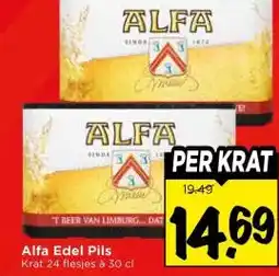 Vomar Voordeelmarkt Alfa Edel Pils aanbieding