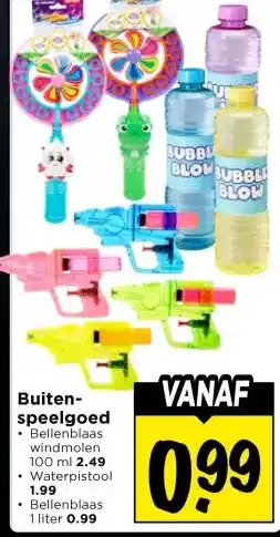 Vomar Voordeelmarkt Buiten- speelgoed aanbieding