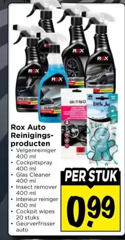 Vomar Voordeelmarkt Rox Auto Reinigings- producten aanbieding
