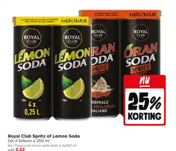 Jumbo Royal Club Spritz of Lemon Soda aanbieding