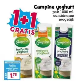 Boon`s Markt Campina yoghurt aanbieding
