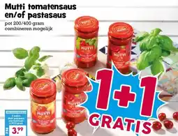 Boon`s Markt Mutti tomatensaus en/of pastasaus aanbieding