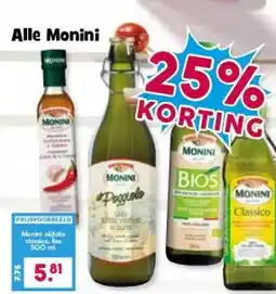 Boon`s Markt Alle Monini aanbieding