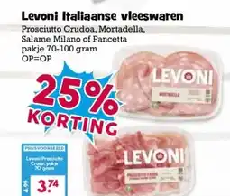 Boon`s Markt Levoni Italiaanse vleeswaren aanbieding
