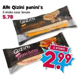 Boon`s Markt Alle Qizini panini's aanbieding