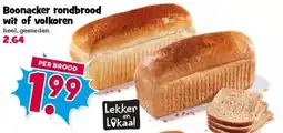 Boon`s Markt Boonacker rondbrood wit of volkoren aanbieding