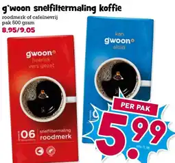 Boon`s Markt g'woon snelgiltermaling koffie aanbieding