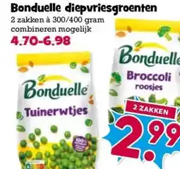 Boon`s Markt Bonduelle diepvriesgroenten aanbieding