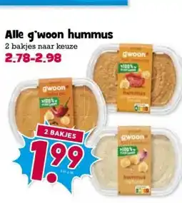 Boon`s Markt Alle g'woon hummus aanbieding