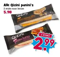 Boon`s Markt Alle Qizini panini's aanbieding