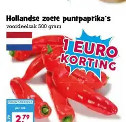 Boon`s Markt Hollandse zoete puntpaprika's aanbieding