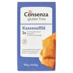 Albert Heijn Consenza Kaassouffle bio glutenvrij aanbieding