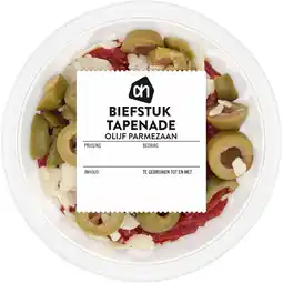 Albert Heijn AH Biefstuk tapenade olijf parmezaan aanbieding