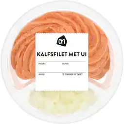 Albert Heijn AH Kalfsfilet met uitjes aanbieding
