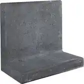 Bol.com L-element zwart 50x40 voet 30 cm aanbieding