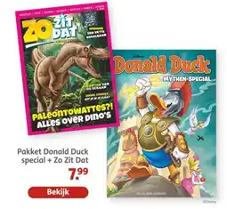 Bruna Donald Duck special + Zo Zit Dat aanbieding