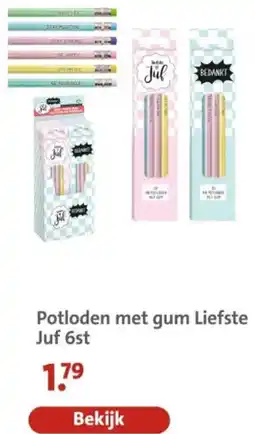 Bruna Potloden met gum Liefste aanbieding