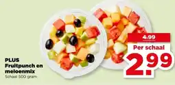 PLUS PLUS Fruitpunch en meloenmix aanbieding