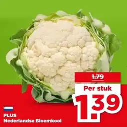 PLUS PLUS Nederlandse Bloemkool aanbieding