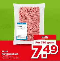 PLUS PLUS Rundergehakt aanbieding
