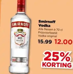 PLUS Smirnoff Vodka aanbieding