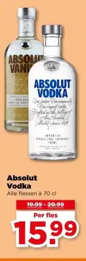 PLUS Absolut Vodka aanbieding