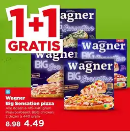 PLUS Wagner Big Sensation pizza aanbieding