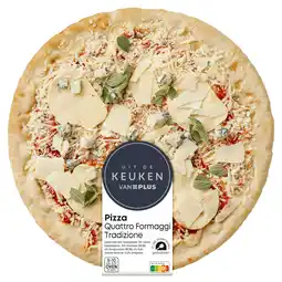 PLUS Uit de keuken van PLUS Pizza Quattro Formaggi Tradizione aanbieding