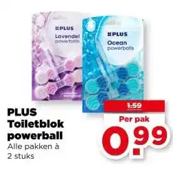 PLUS PLUS Toiletblok powerball aanbieding
