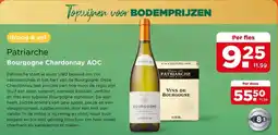 PLUS Patriarche Bourgogne Chardonnay AOC aanbieding