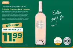 PLUS Domaine de Paris AOP Cotes de Provence Rosé Magnum aanbieding